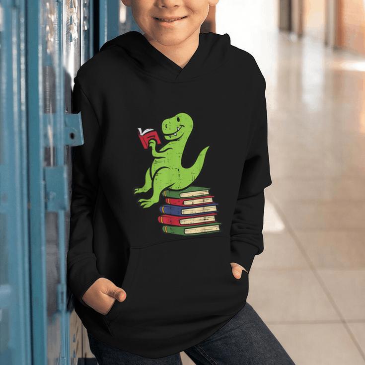 Dino Reading Read Reading Librarian Book Men Boys Kids Graphic Youth Hoodie Dino Reading Read Reading Librarian Book Men Boys Kids Graphic Youth Hoodie