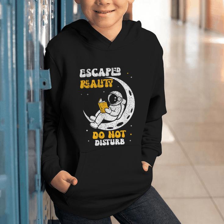 Escaped Reality Do Not Disturb Book Lover Graphic Youth Hoodie Escaped Reality Do Not Disturb Book Lover Graphic Youth Hoodie