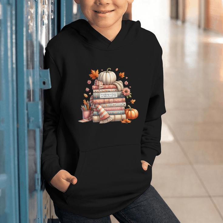 Fall Colors s I Love Fall s Books & Pumpkins Graphic Youth Hoodie