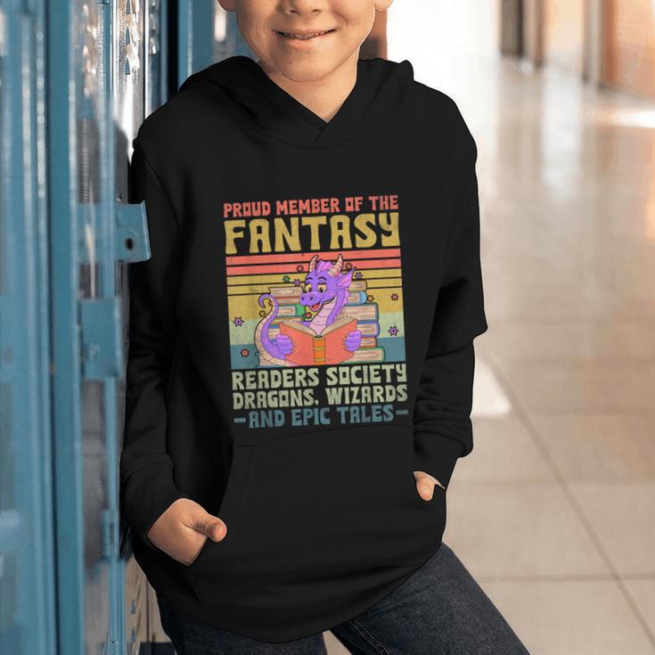 Fantasy Reader Society Reading Book Retro Bookworm Reader Graphic Youth Hoodie Fantasy Reader Society Reading Book Retro Bookworm Reader Graphic Youth Hoodie