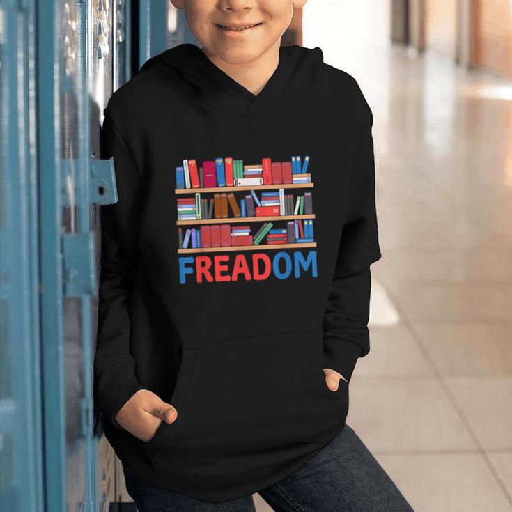 Freadom To Read Book Lover Reading Freedom Graphic Youth Hoodie Freadom To Read Book Lover Reading Freedom Graphic Youth Hoodie