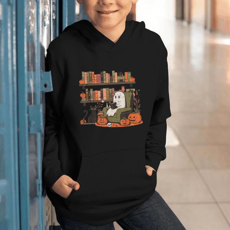 Ghost Library Reading Books Halloween Men Women Kids Graphic Youth Hoodie Ghost Library Reading Books Halloween Men Women Kids Graphic Youth Hoodie