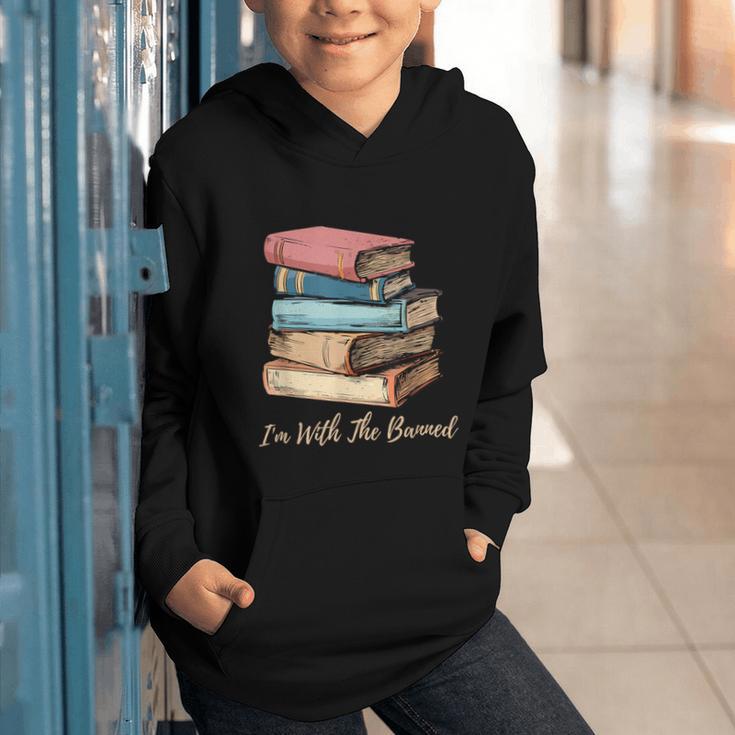 I'm With The Banned Read Banned Books Bookworm Men Women Graphic Youth Hoodie I'm With The Banned Read Banned Books Bookworm Men Women Graphic Youth Hoodie