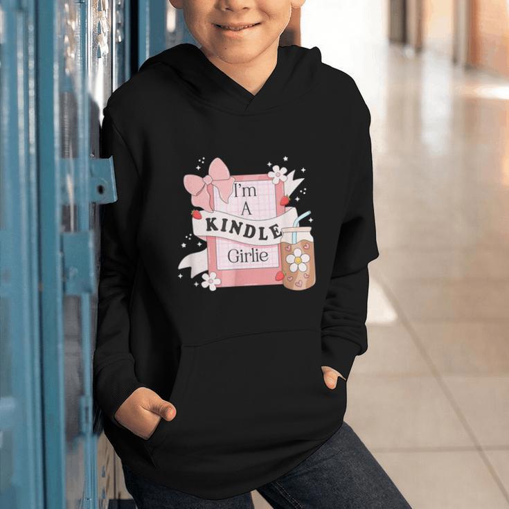 I'm A Kindle Girlie Book Lover Bookish Graphic Youth Hoodie