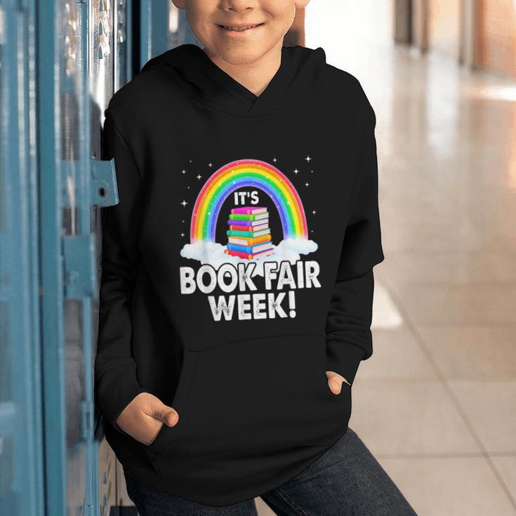 It's Book Fair Week Librarian Library Literacy Reading Graphic Youth Hoodie
