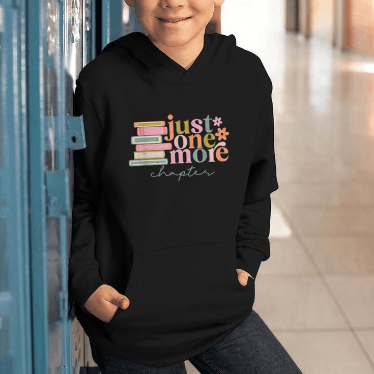 Just One More Chapter Book Lovers Reading Teacher Graphic Youth Hoodie Just One More Chapter Book Lovers Reading Teacher Graphic Youth Hoodie