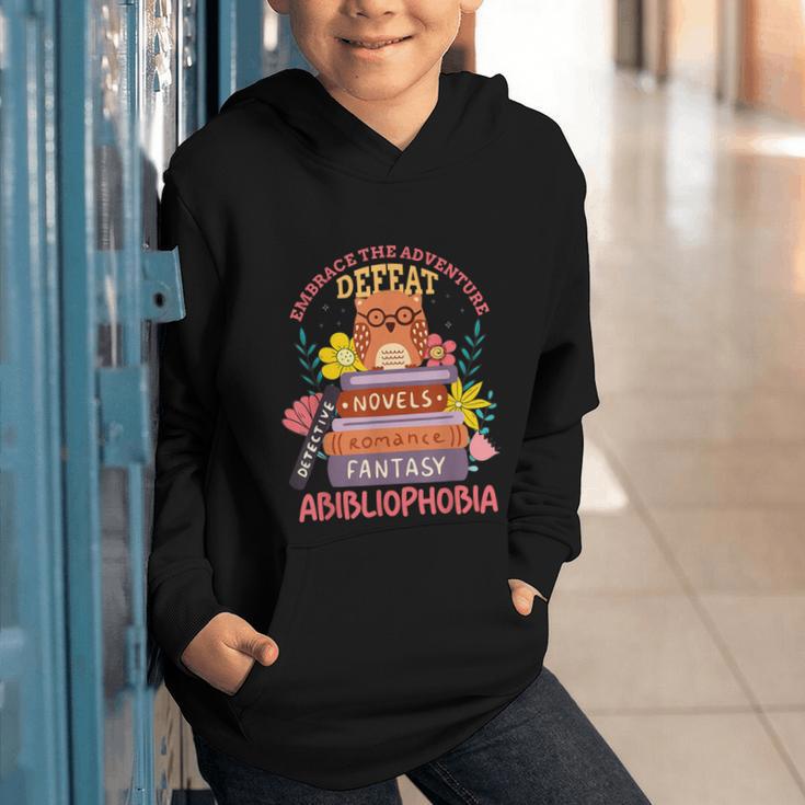 Literature Abibliophobia Book Reader Graphic Youth Hoodie