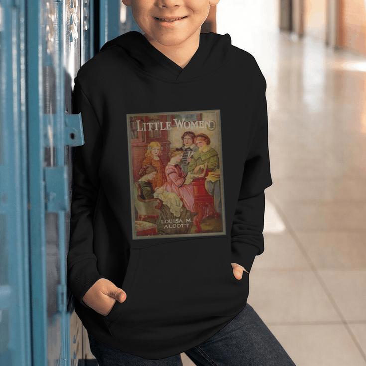 Little Women Book Cover Graphic Youth Hoodie