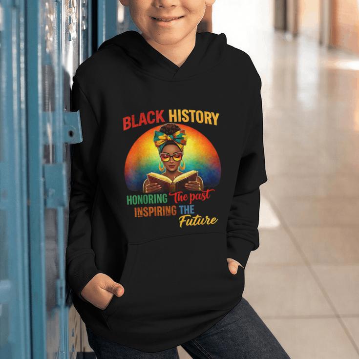 Melanin Honoring Past Inspiring Pride Book Month Graphic Youth Hoodie Melanin Honoring Past Inspiring Pride Book Month Graphic Youth Hoodie