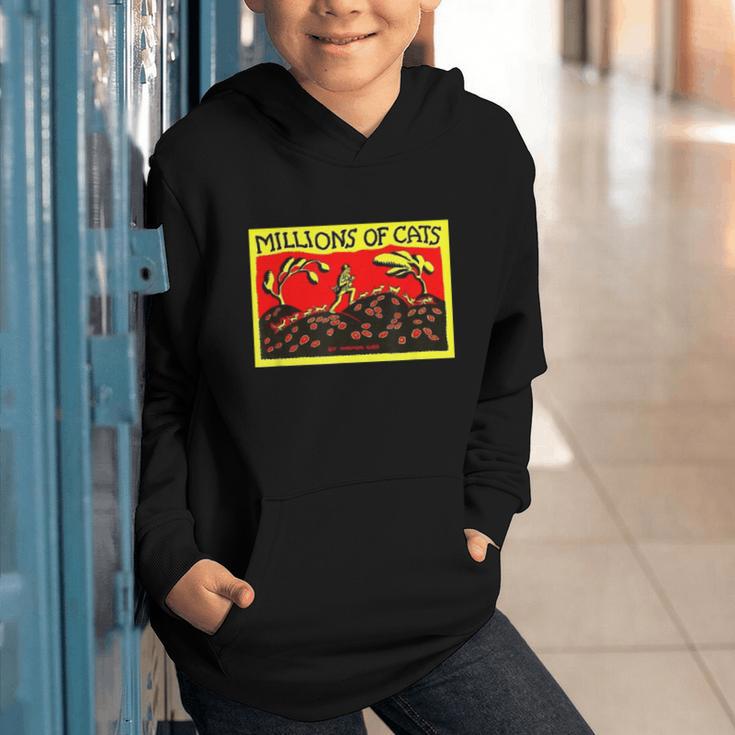 Millions Of Cats Book Cover Graphic Youth Hoodie Millions Of Cats Book Cover Graphic Youth Hoodie