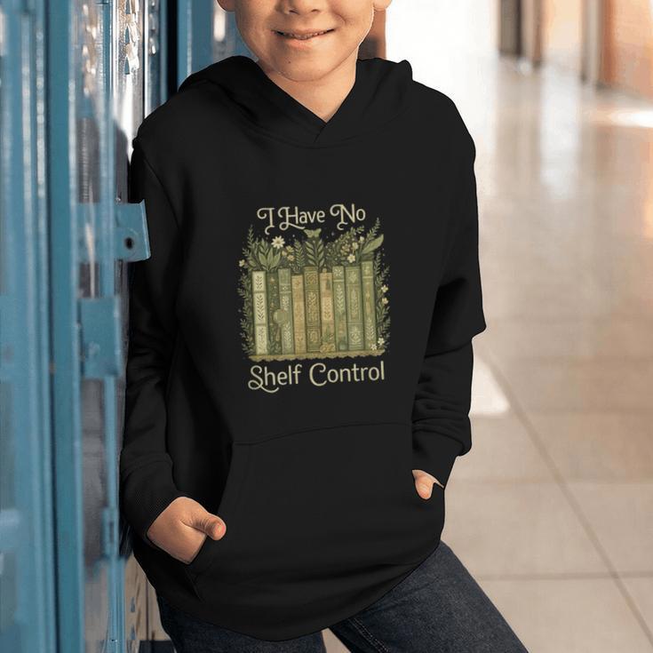 I Have No Shelf Control Vintage Botanical Books Graphic Graphic Youth Hoodie