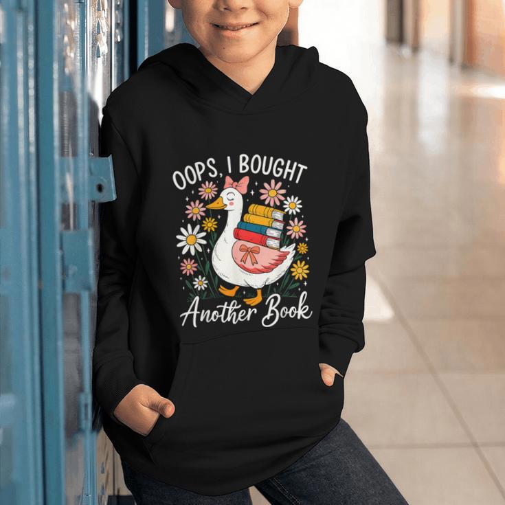 Oops I Bought Another Book Goose Reader Graphic Youth Hoodie
