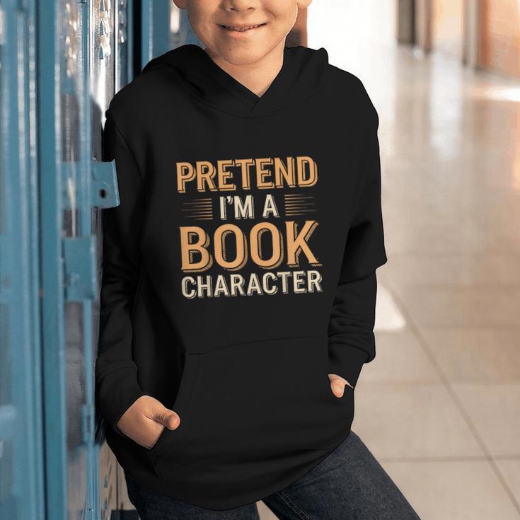 Pretend I'm A Book Character Graphic Youth Hoodie