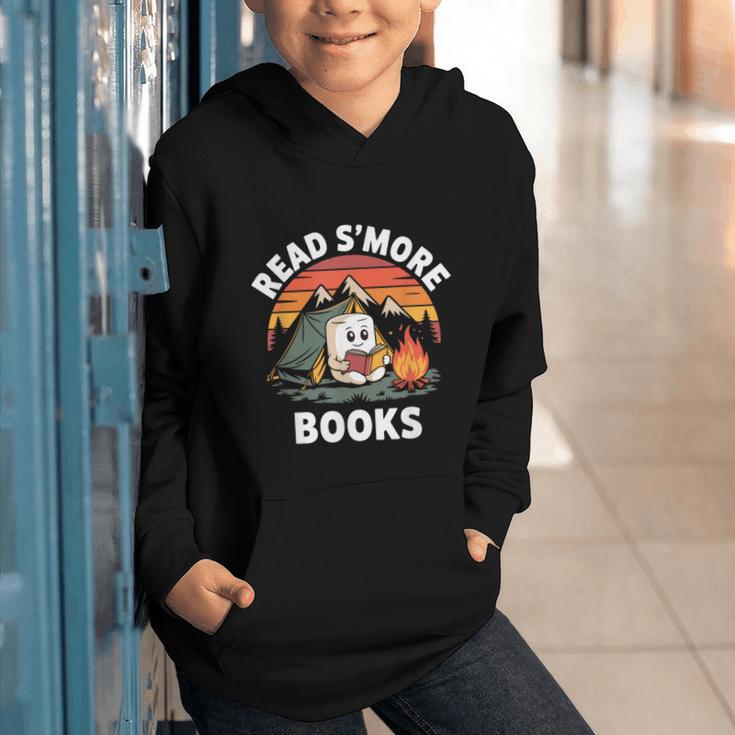 Read S'More Books Cute Campfire Reading Book Lovers Graphic Youth Hoodie