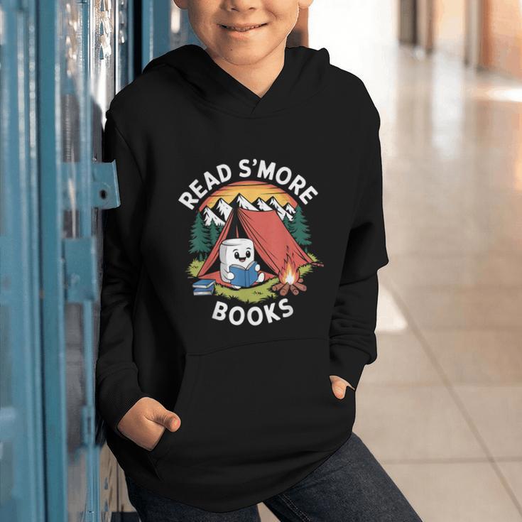 Read S'More Books Reading Camping Smores Kawaii S'Mores Graphic Youth Hoodie