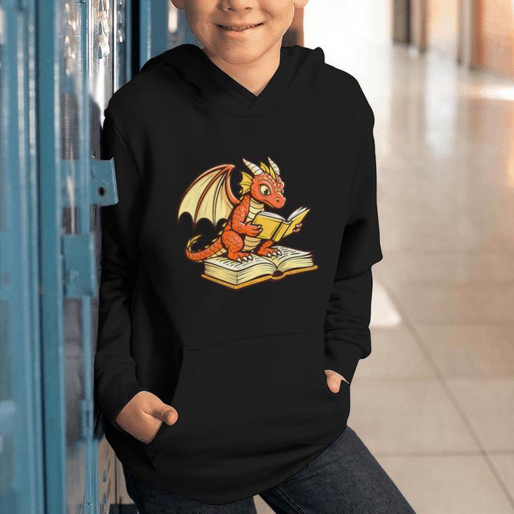 Reading Dragon Book Lover Bookworm Reader Graphic Youth Hoodie Reading Dragon Book Lover Bookworm Reader Graphic Youth Hoodie