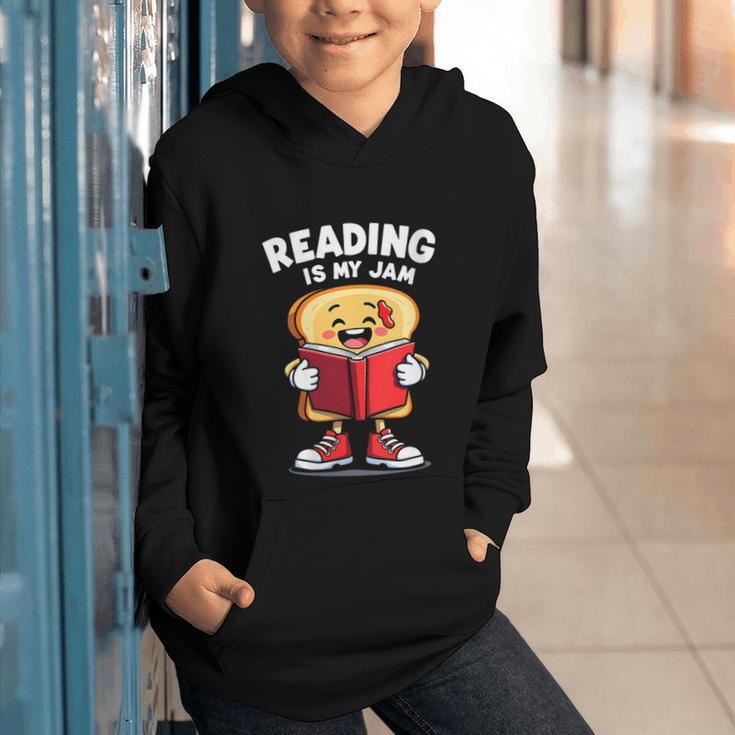 Reading Is My Jam I Love To Read Books Graphic Youth Hoodie Reading Is My Jam I Love To Read Books Graphic Youth Hoodie
