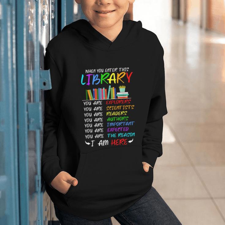 Retro Librarian Book Reader Library Book Reading Graphic Youth Hoodie Retro Librarian Book Reader Library Book Reading Graphic Youth Hoodie