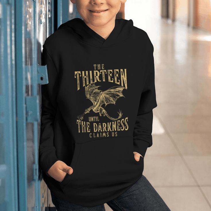 Retro Vintage The Thirteen Until The Darkness Claims Us Book Graphic Youth Hoodie