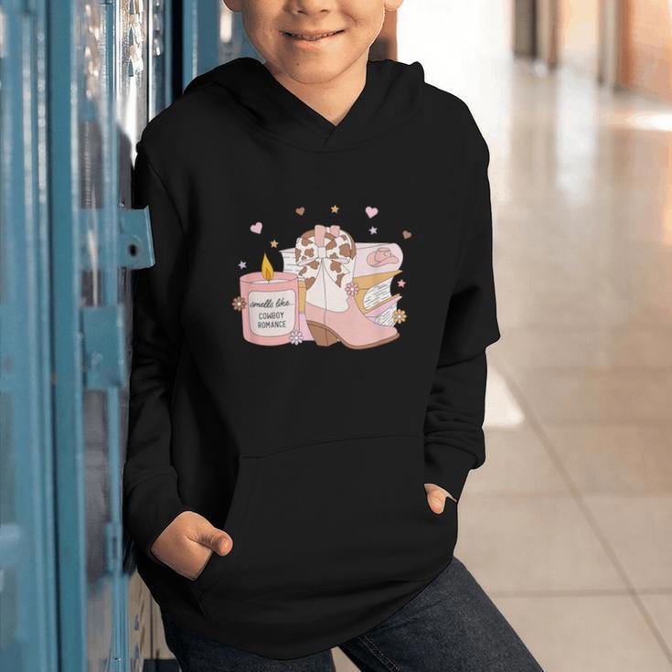 Smells Like Cowboy Romance Book Lover Graphic Youth Hoodie Smells Like Cowboy Romance Book Lover Graphic Youth Hoodie