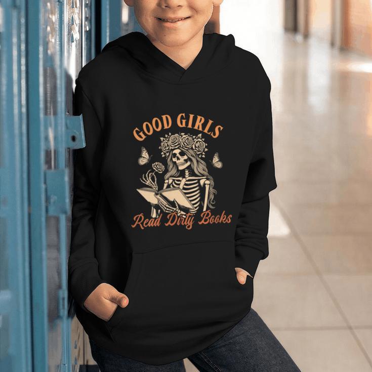 Smut Reader Spicy Romance Good A Girls Read Dirty Books Graphic Youth Hoodie