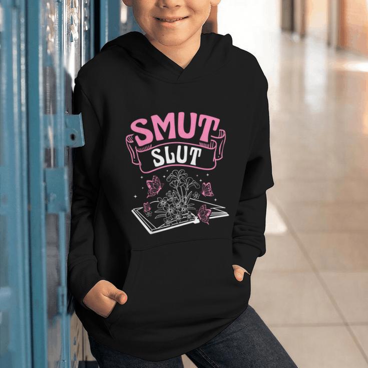 SMUT Slut Provocative Literature Book Club Book Reading Graphic Youth Hoodie