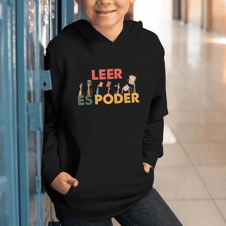 Spanish Reading Book Lover Teacher Maestra Leer Es Poder For Men Women Graphic Youth Hoodie Spanish Reading Book Lover Teacher Maestra Leer Es Poder For Men Women Graphic Youth Hoodie