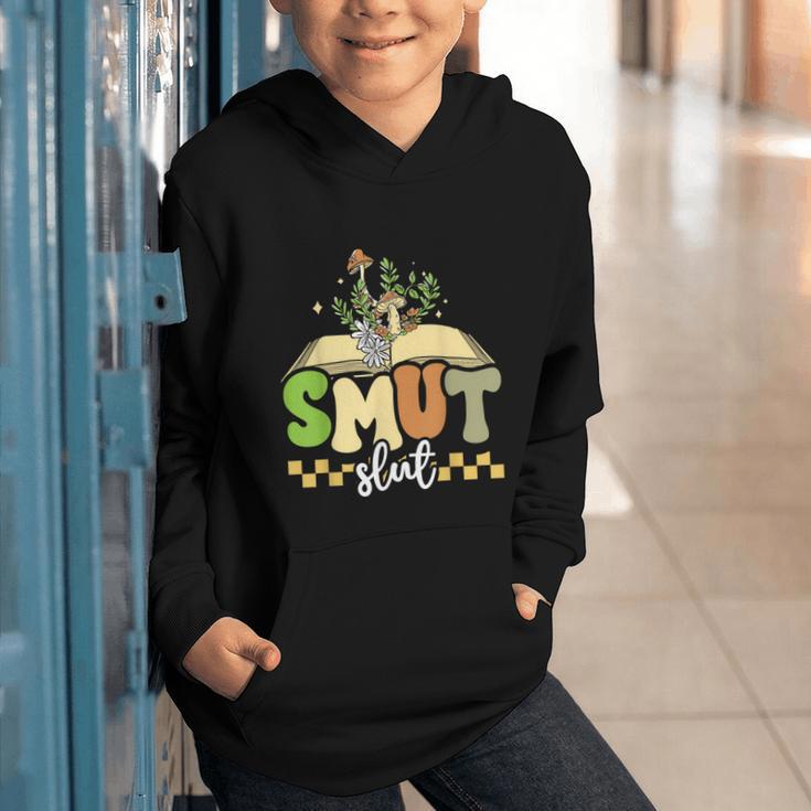 Spicy Book Lover Smut Slut Romance Reading Librarian Graphic Youth Hoodie
