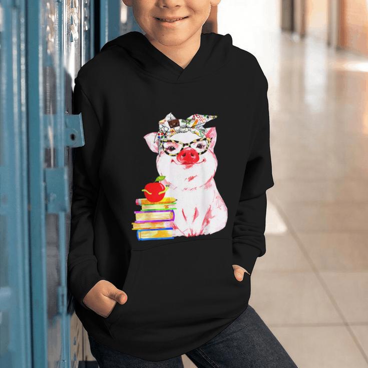 Teacher Pig Cute Farm Animal Book Lover School Student For Men Women Kids Graphic Youth Hoodie Teacher Pig Cute Farm Animal Book Lover School Student For Men Women Kids Graphic Youth Hoodie