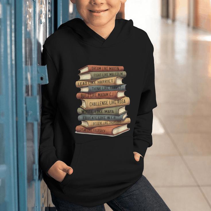 Vintage Books History Retro Book Lover Teacher Graphic Youth Hoodie