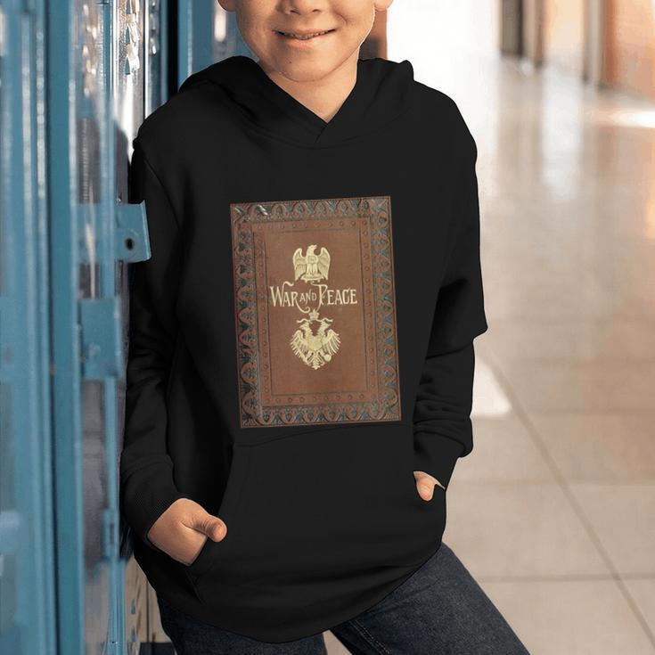War And Peace Book Cover Graphic Youth Hoodie