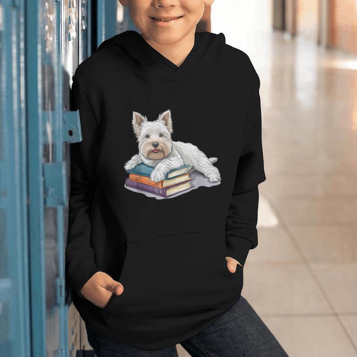 West Highland Terrier Books Dog Breed Westie Graphic Youth Hoodie West Highland Terrier Books Dog Breed Westie Graphic Youth Hoodie