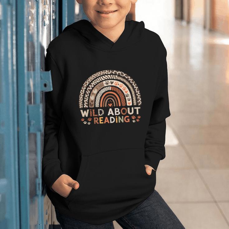 Wild About Reading Books Reader Lover Library Day Librarian Graphic Youth Hoodie Wild About Reading Books Reader Lover Library Day Librarian Graphic Youth Hoodie