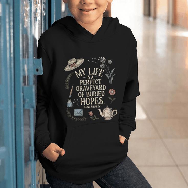 Women's Dramatic Book Lover Quote Graphic Youth Hoodie