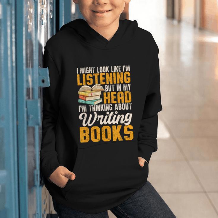 Writer Book Published Author Writers Men Women Graphic Youth Hoodie