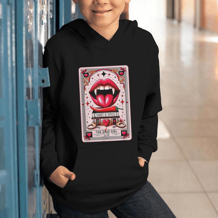 Yes Sir The Good-Girl The Good-Girl Tarot Card Smut Book Graphic Youth Hoodie