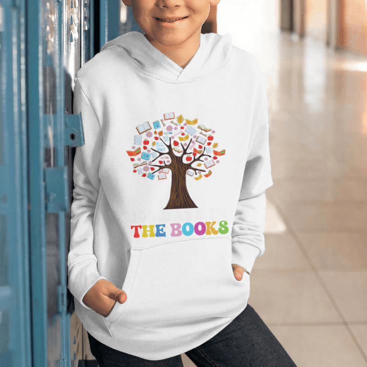 100 Days In The Books Reading Teacher 100th Day Of School Premium Tri-Blend Graphic Youth Hoodie