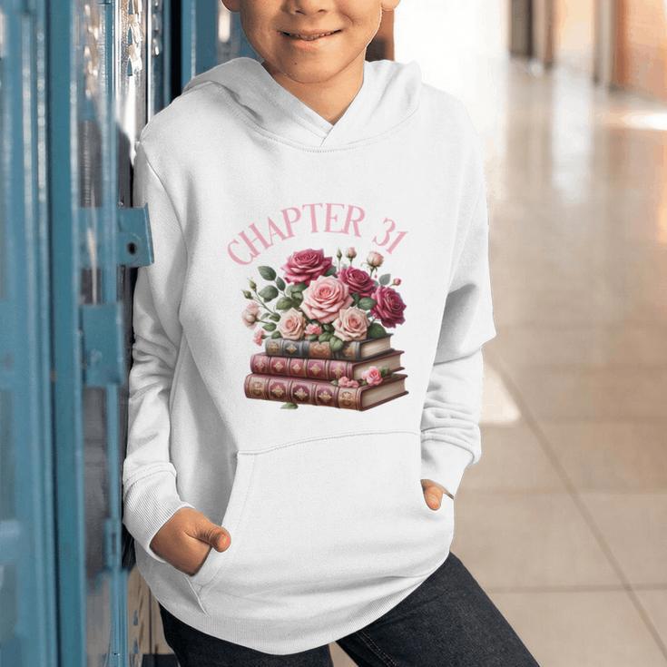 31st Birthday Chapter 31 Birthday Shirt Women Book Lover Graphic Youth Hoodie