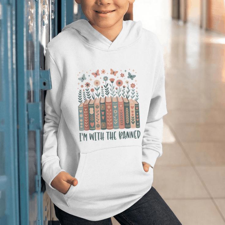 Im With The Banned Book Readers Librarian Read Banned Books Graphic Youth Hoodie Im With The Banned Book Readers Librarian Read Banned Books Graphic Youth Hoodie