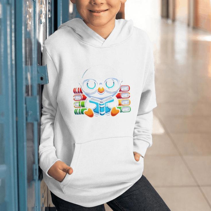 Book Lover Reading Penguin Graphic Youth Hoodie