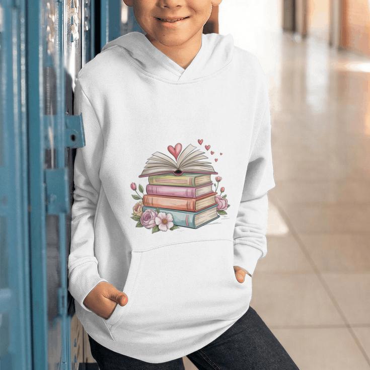 All Booked For Valentines Book Lover Romance Graphic Youth Hoodie