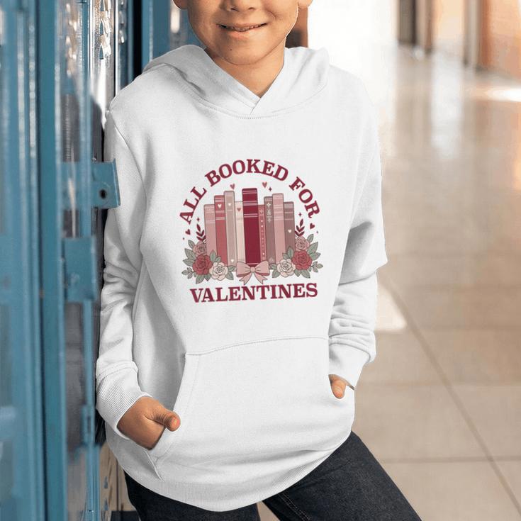 All Booked For Valentines Day Bookish Readers Book Lovers Graphic Youth Hoodie All Booked For Valentines Day Bookish Readers Book Lovers Graphic Youth Hoodie