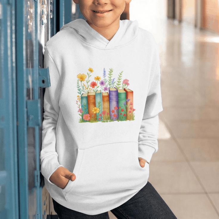 Booktrovert Book Reader Book Nerd Book Reading Lover Premium Tri-Blend Graphic Youth Hoodie