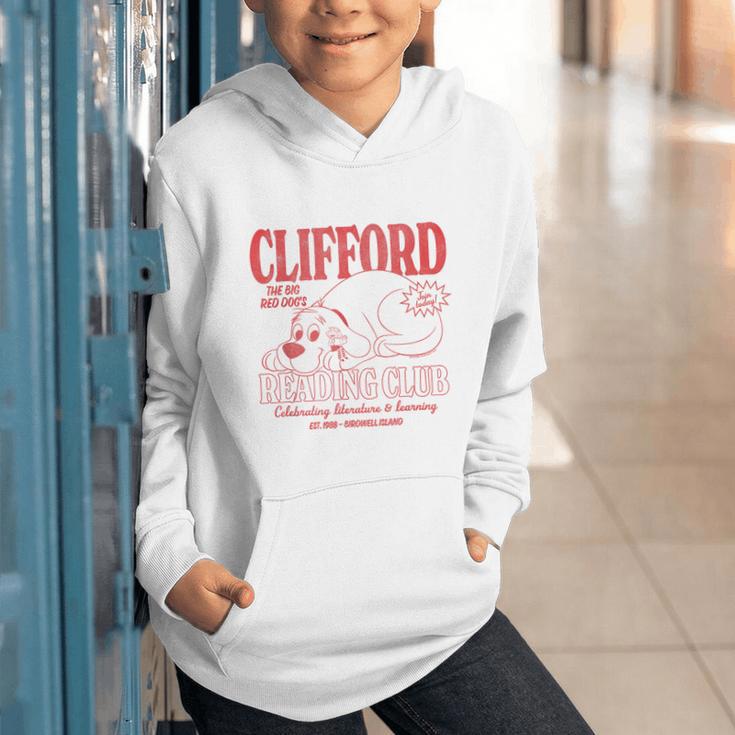 Clifford The Big Red Dog Reading Club Est 1988 Kids Books Graphic Youth Hoodie Clifford The Big Red Dog Reading Club Est 1988 Kids Books Graphic Youth Hoodie