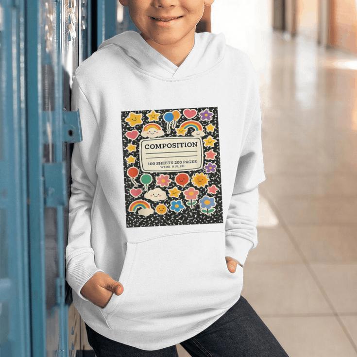 Composition Notebook Costume Teacher Matching Halloween Book Graphic Youth Hoodie