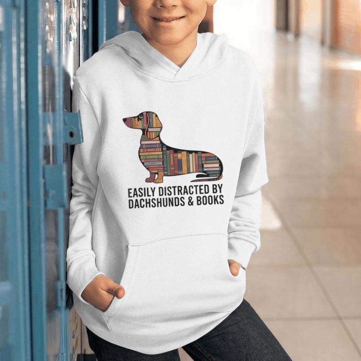 Dachshund Dog Dachshund Decor Books Nerds Dachshund Graphic Youth Hoodie Dachshund Dog Dachshund Decor Books Nerds Dachshund Graphic Youth Hoodie
