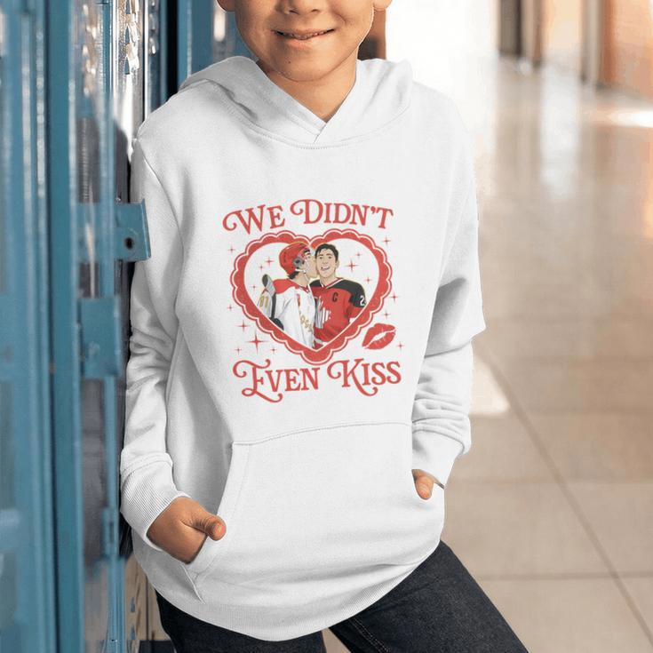 We Didn't Even Kiss Hockey Romance Book Graphic Youth Hoodie We Didn't Even Kiss Hockey Romance Book Graphic Youth Hoodie