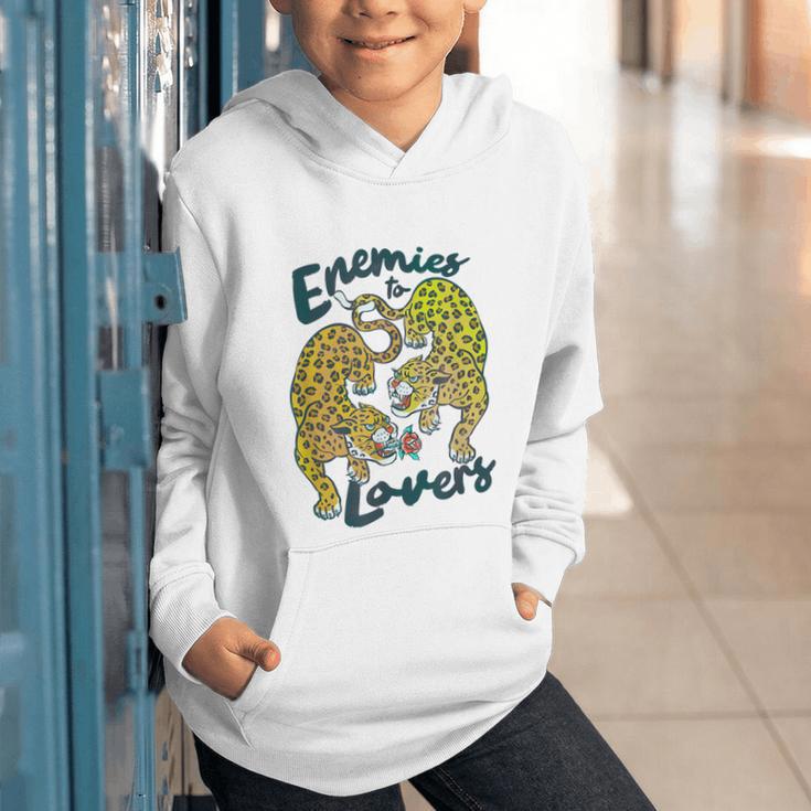 Enemies To Lovers Jaguar Tee Romance Book Plot Device Trope Graphic Youth Hoodie