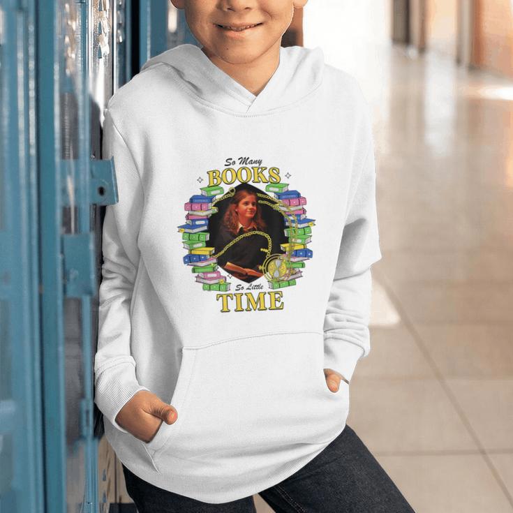 Harry Potter Hermione So Many Books So Little Time Portrait Graphic Youth Hoodie
