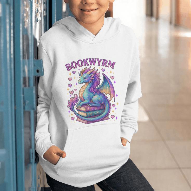 Just a Girl Who Loves Dragons And Books Graphic Youth Hoodie Just a Girl Who Loves Dragons And Books Graphic Youth Hoodie